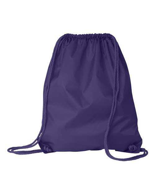 Liberty Bags 8882 Large Drawstring Pack with DUROcord - Purple - HIT a Double