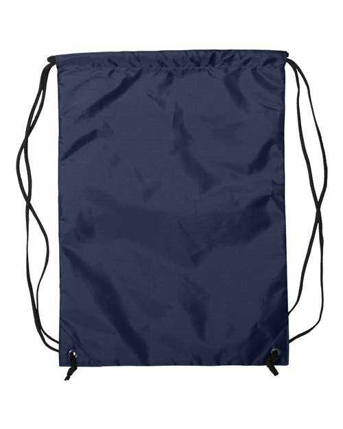 Liberty Bags 8888 Zippered Drawstring Backpack - Navy - HIT a Double