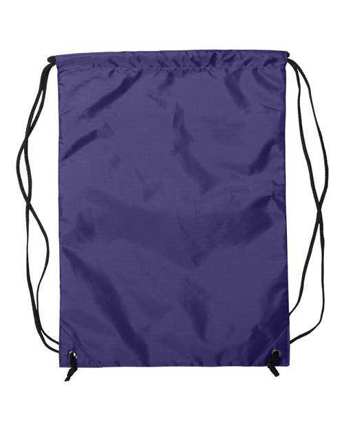 Liberty Bags 8888 Zippered Drawstring Backpack - Purple - HIT a Double