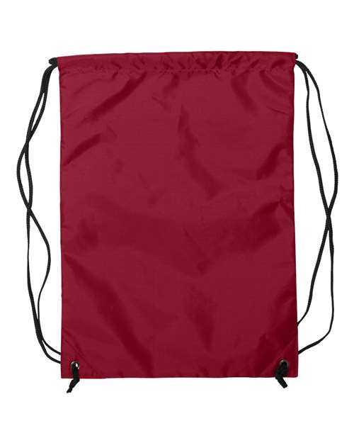 Liberty Bags 8888 Zippered Drawstring Backpack - Red - HIT a Double
