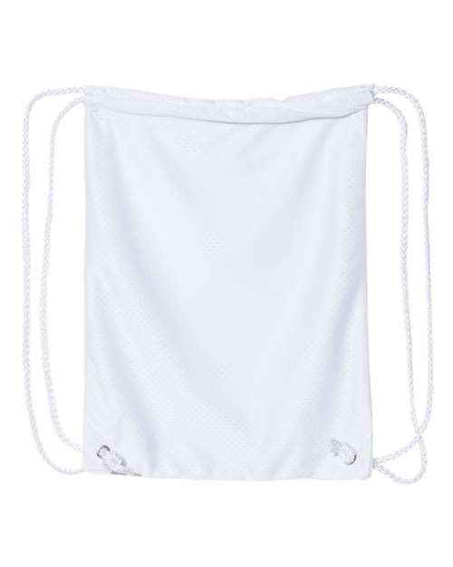 Liberty Bags 8895 Mesh Drawstring Backpack - White - HIT a Double