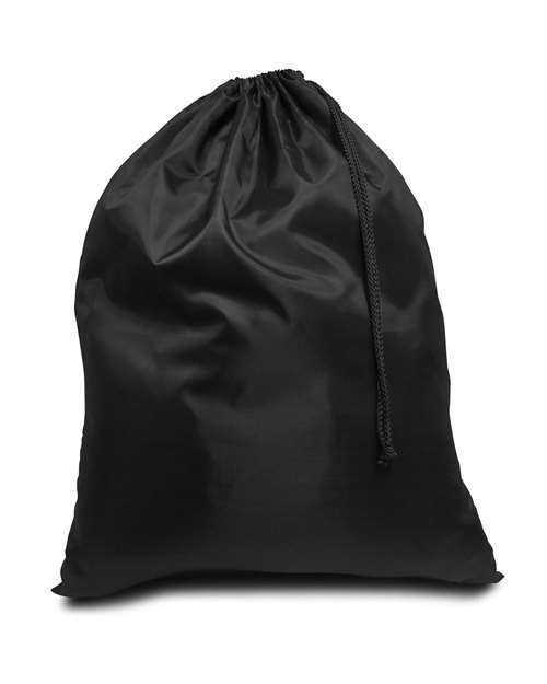 Liberty Bags 9008 Drawstring Laundry Bag - Black - HIT a Double