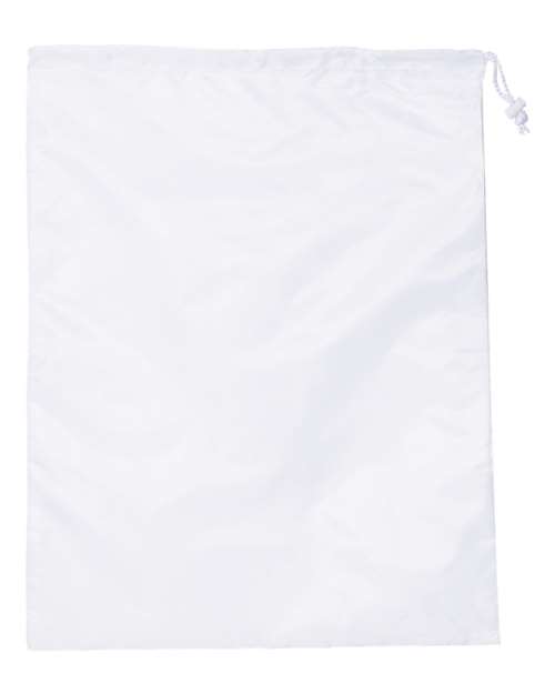 Liberty Bags 9008 Drawstring Laundry Bag - White - HIT a Double