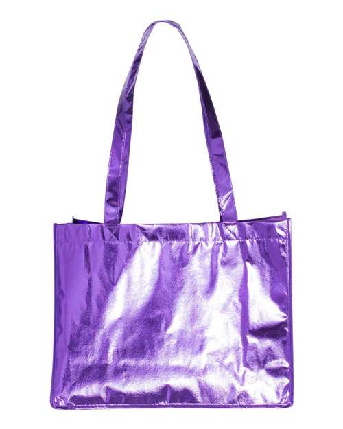 Liberty Bags A134M Metallic Large Tote - Metallic Purple - HIT a Double