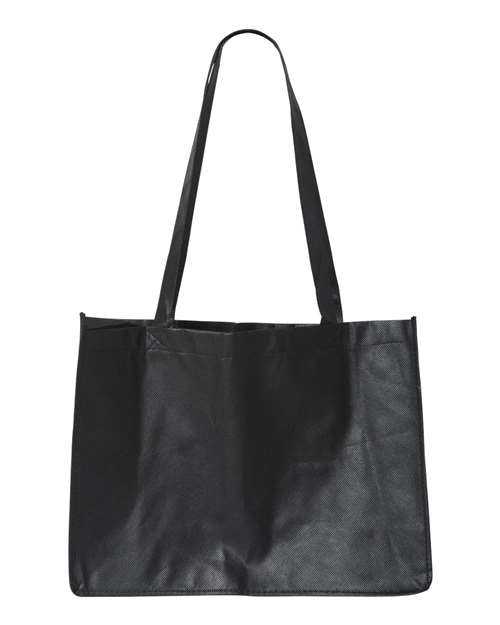 Liberty Bags A134 Non-Woven Deluxe Junior Tote - Black - HIT a Double