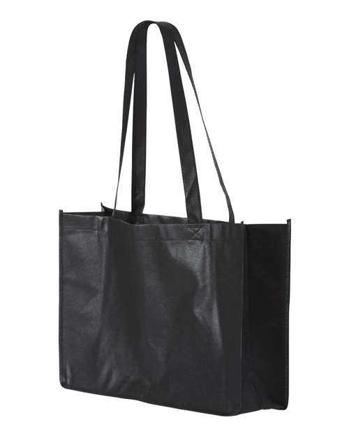 Liberty Bags A134 Non-Woven Deluxe Junior Tote - Black - HIT a Double