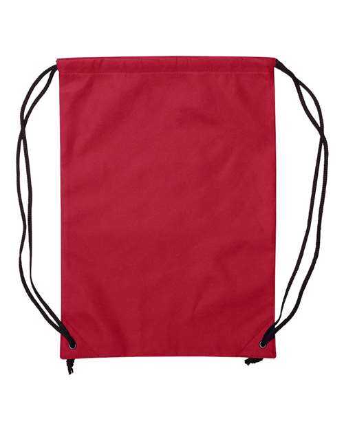 Liberty Bags A136 Non-Woven Drawstring Backpack - Red - HIT a Double
