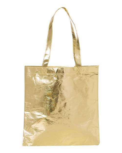 Liberty Bags FT003M Metallic Tote - Metallic Gold - HIT a Double
