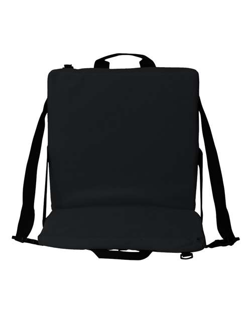 Liberty Bags FT006 Folding Stadium Seat - Black - HIT a Double