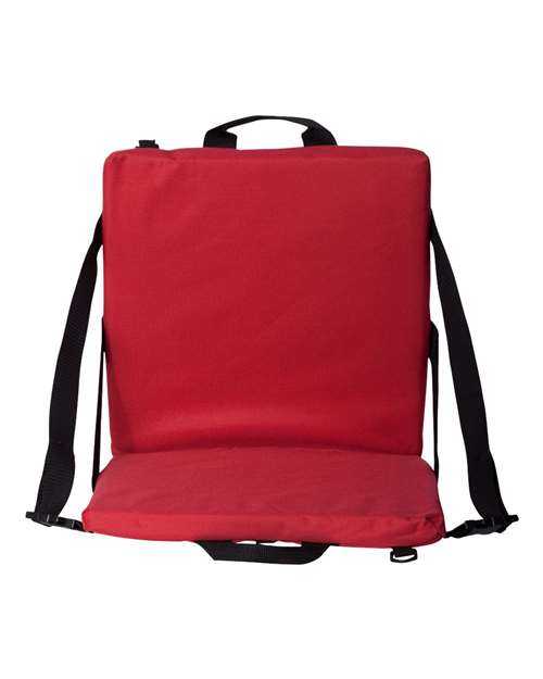Liberty Bags FT006 Folding Stadium Seat - Red - HIT a Double