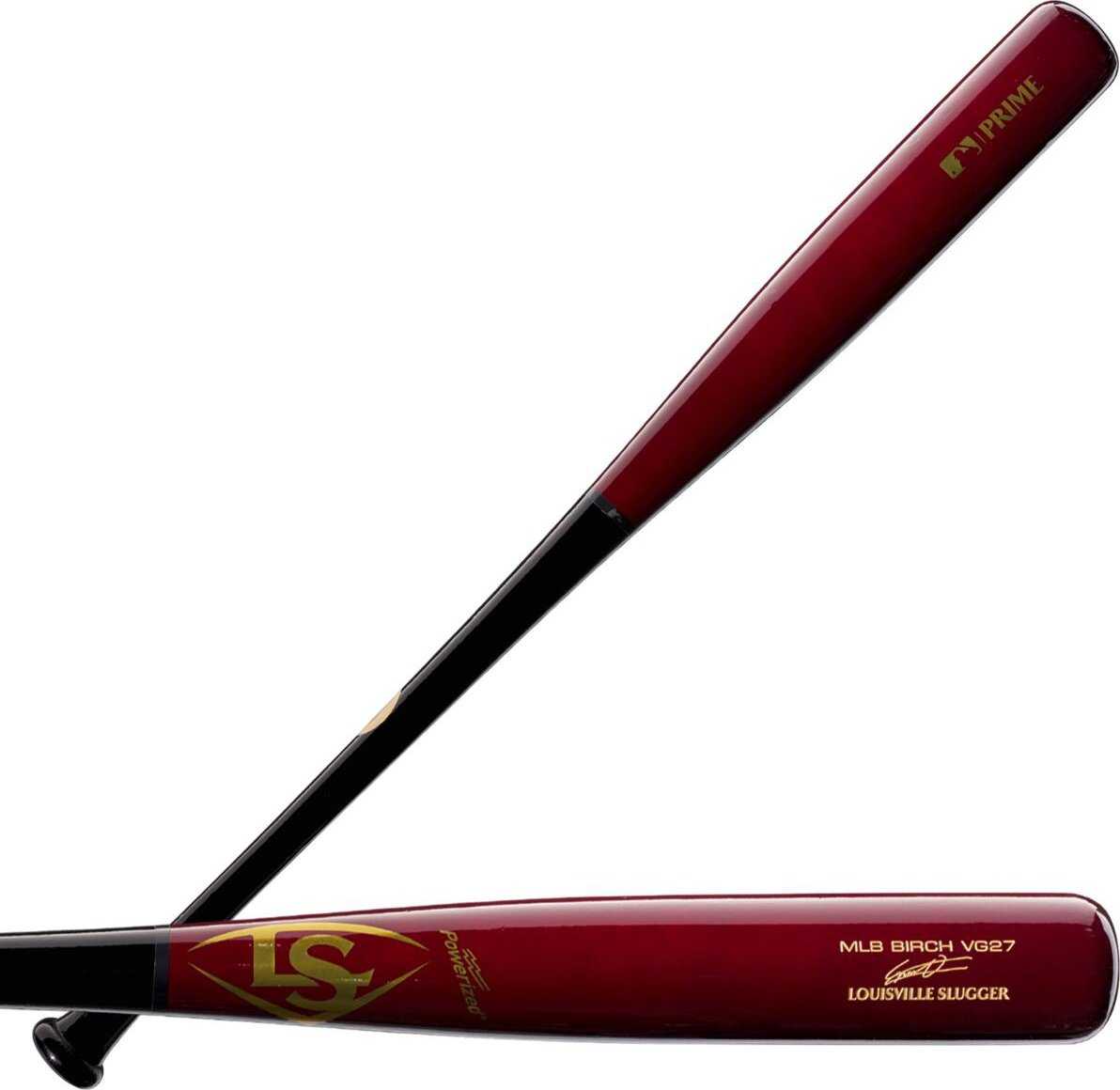 Louisville Slugger MLB Prime VG27 Vladimir Guerrero Jr. Game Model Baseball Bat - Wine - HIT A Double