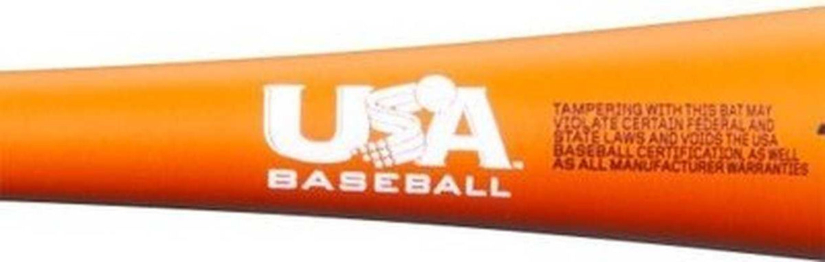 Louisville Slugger 2023 Atlas (-12) USA Approved Bat - Black Orange - HIT a Double