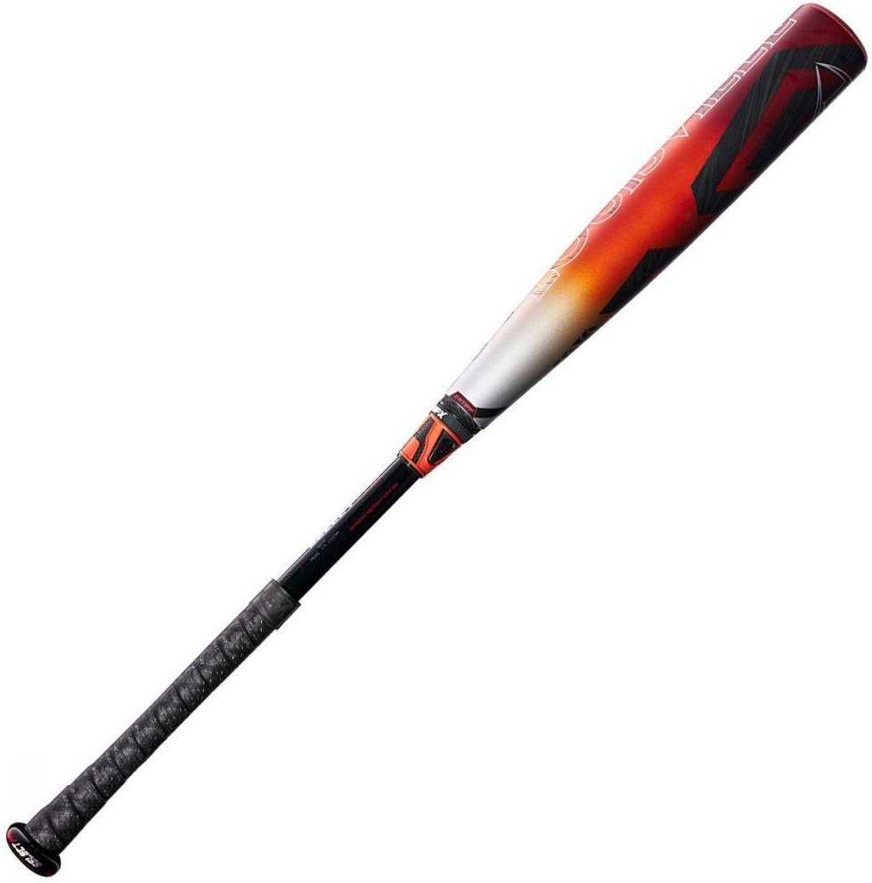 Louisville Slugger 2023 Select PWR BBCOR Baseball Bat - Black Orange - HIT a Double - 4