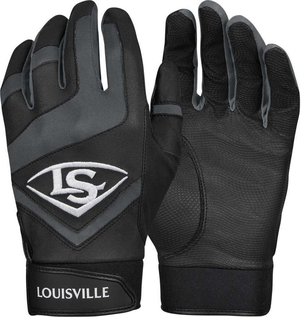 Louisville Slugger Genuine Batting Gloves - Black - HIT A Double