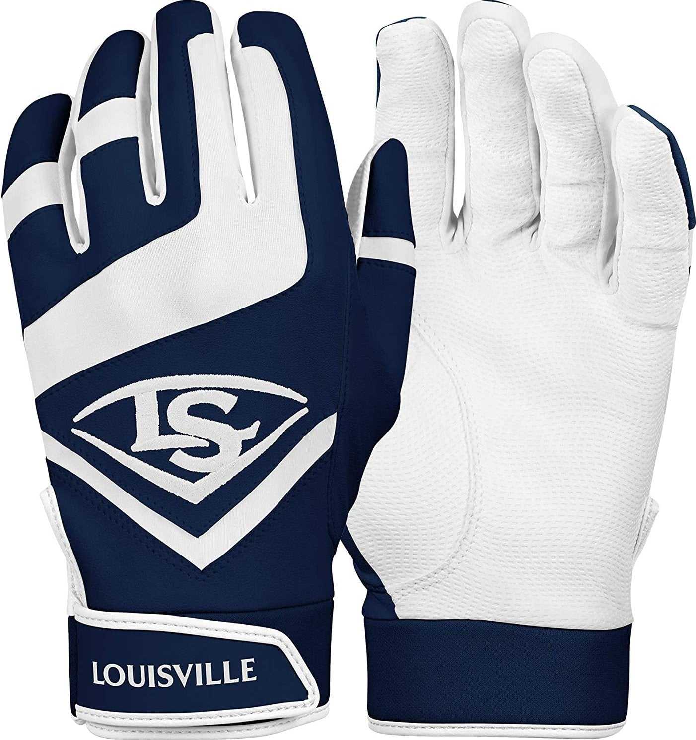 Louisville Slugger Genuine Batting Gloves - Navy - HIT A Double