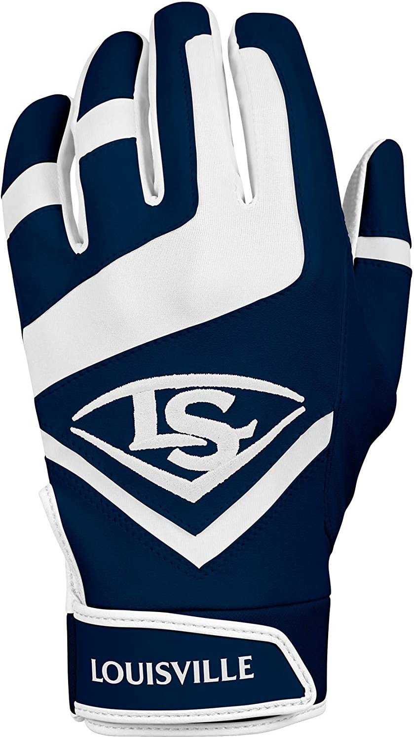 Louisville Slugger Genuine Batting Gloves - Navy - HIT a Double - 2