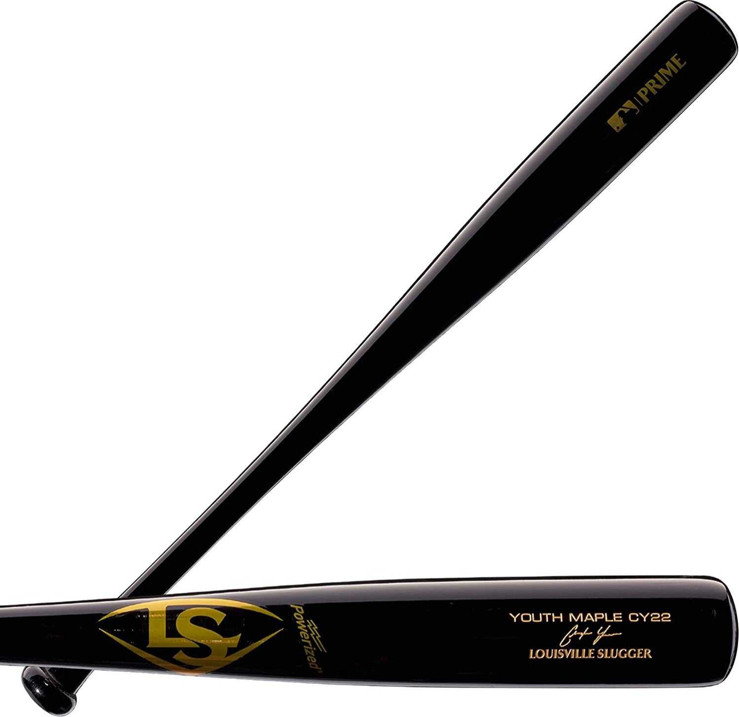 Louisville Slugger Youth Prime CY22 Christian Yelich Maple Bat - Black Gold - HIT a Double
