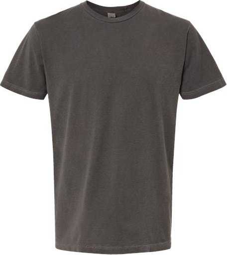 M&O 6500M Unisex Vintage Garment-Dyed T-Shirt - Charcoal - HIT a Double - 1