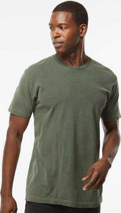 M&O 6500M Unisex Vintage Garment-Dyed T-Shirt - Monterey Sage - HIT a Double - 1