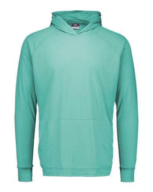 MV Sport 20450Y Youth Sunproof Hooded Long Sleeve T-Shirt - Oasis - HIT a Double