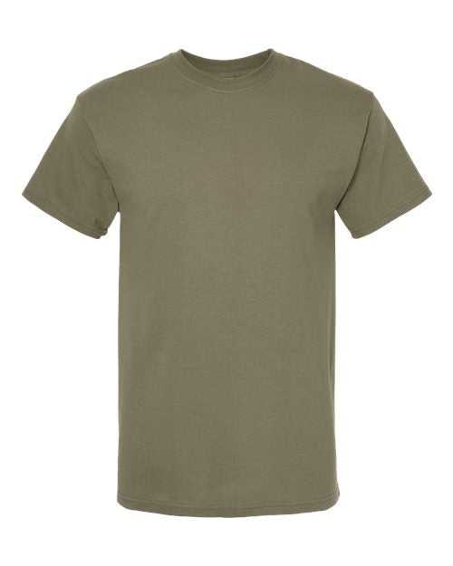 M&amp;O 4800 Gold Soft Touch T-Shirt - Military Green - HIT a Double