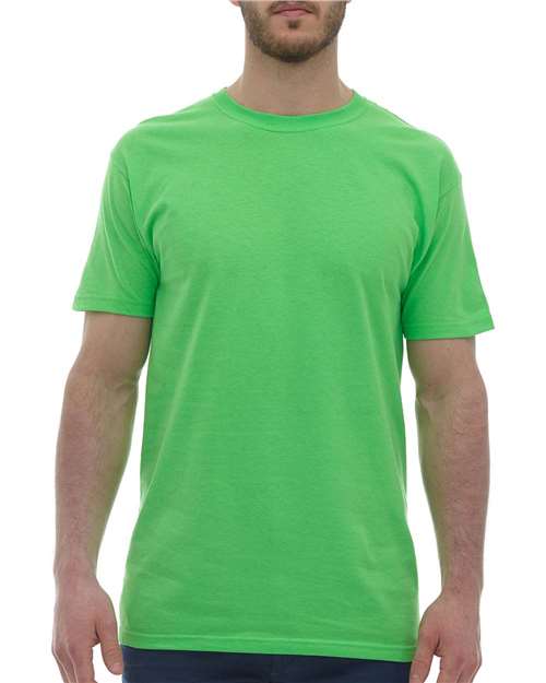 M&O 4800 Gold Soft Touch T-Shirt - Vivid Lime - HIT a Double