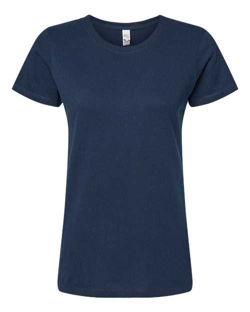 M&O 4810 Women's Gold Soft Touch T-Shirt - Deep Navy - HIT a Double