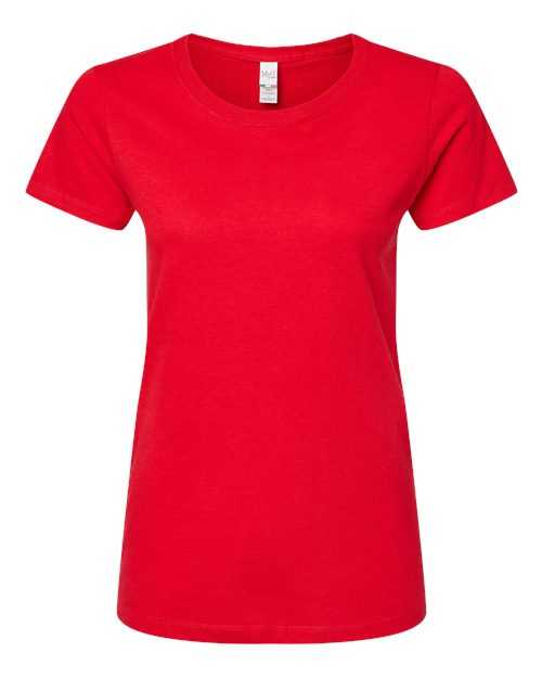 M&O 4810 Women's Gold Soft Touch T-Shirt - Deep Red - HIT a Double