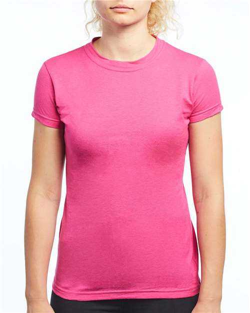 M&O 4810 Women's Gold Soft Touch T-Shirt - Heliconia - HIT a Double - 1
