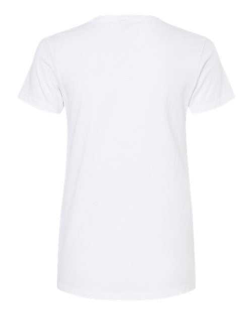 M&O 4810 Women's Gold Soft Touch T-Shirt - White - HIT a Double