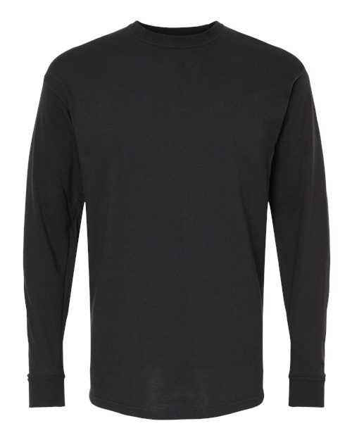 M&amp;O 4820 Gold Soft Touch Long Sleeve T-Shirt - Black - HIT a Double