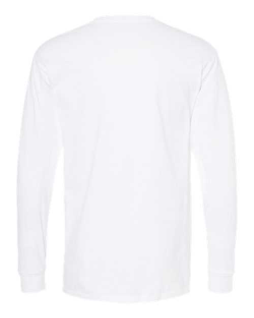 M&O 4820 Gold Soft Touch Long Sleeve T-Shirt - White - HIT a Double