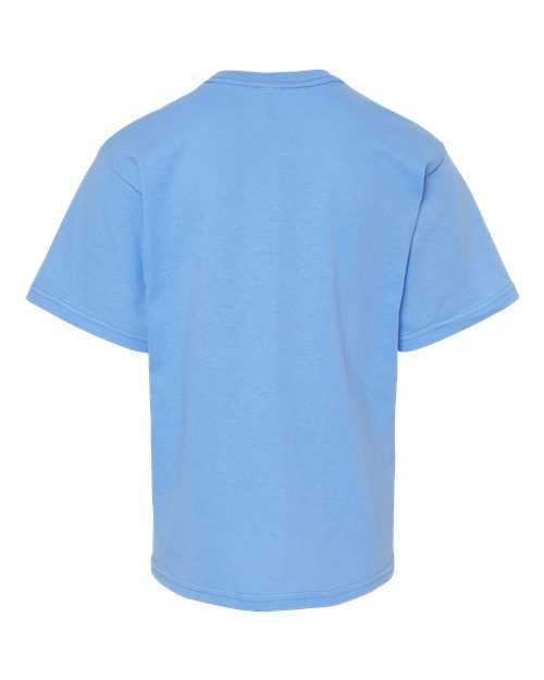 M&amp;O 4850 Youth Gold Soft Touch T-Shirt - Carolina Blue - HIT a Double