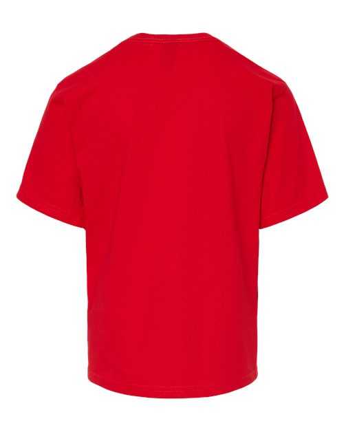 M&amp;O 4850 Youth Gold Soft Touch T-Shirt - Deep Red - HIT a Double
