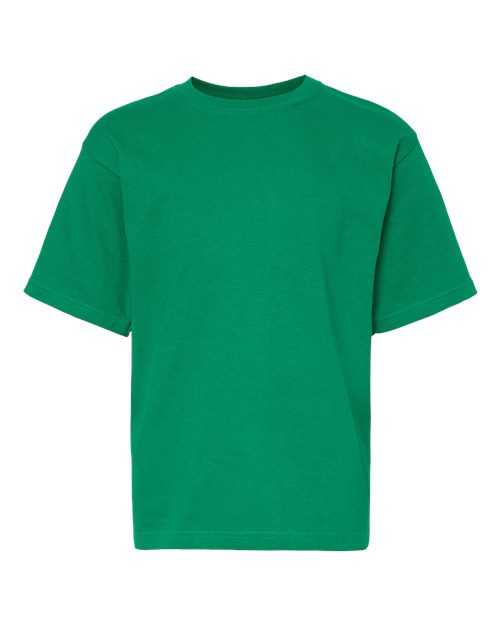 M&amp;O 4850 Youth Gold Soft Touch T-Shirt - New Kelly Green - HIT a Double