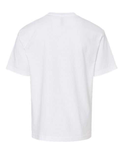M&amp;O 4850 Youth Gold Soft Touch T-Shirt - White - HIT a Double