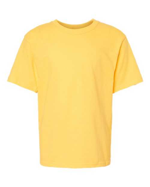 M&O 4850 Youth Gold Soft Touch T-Shirt - Yellow - HIT a Double