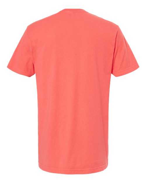 M&amp;O 6500M Unisex Vintage Garment-Dyed T-Shirt - Bright Salmon - HIT a Double