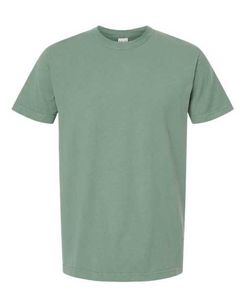 M&amp;O 6500M Unisex Vintage Garment-Dyed T-Shirt - Light Green - HIT a Double