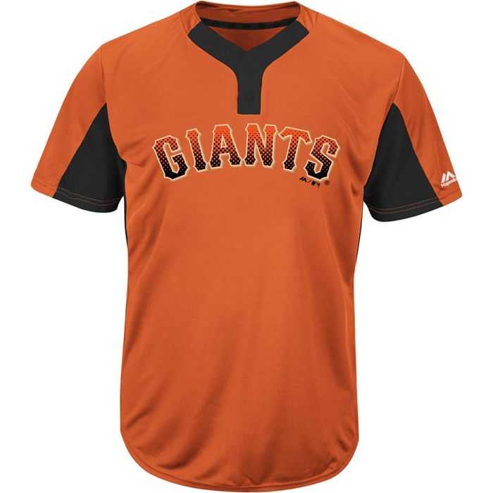 Majestic IY83-I383 MLB Premier Eagle 2-Button Jersey - SF Giants - HIT A Double