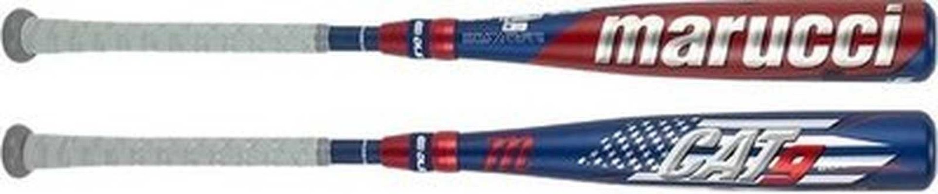 Marucci Cat9 Connect America USSSA (-5) 2 3/4" Bat - Black Red - HIT a Double