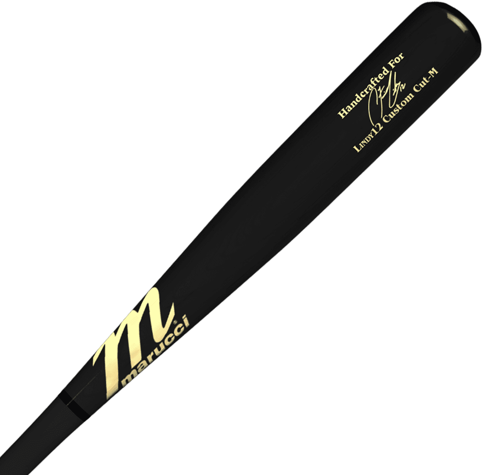 Marucci Francisco Lindor Lindy12 Pro Modell Maple Bat - Matte Black - HIT A Double