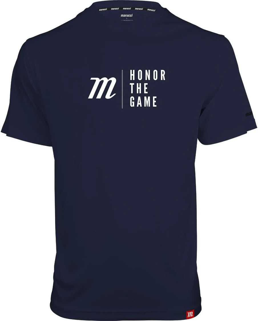 Marucci Honor the Game Performance Short Sleeve Tee - Navy - HIT a Double