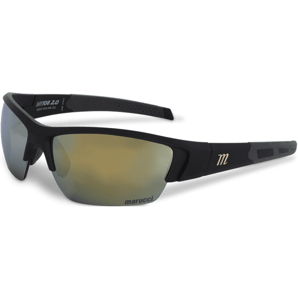 Marucci MV108 2.0 Performance Sunglasses - Matte Black Gold - HIT a Double