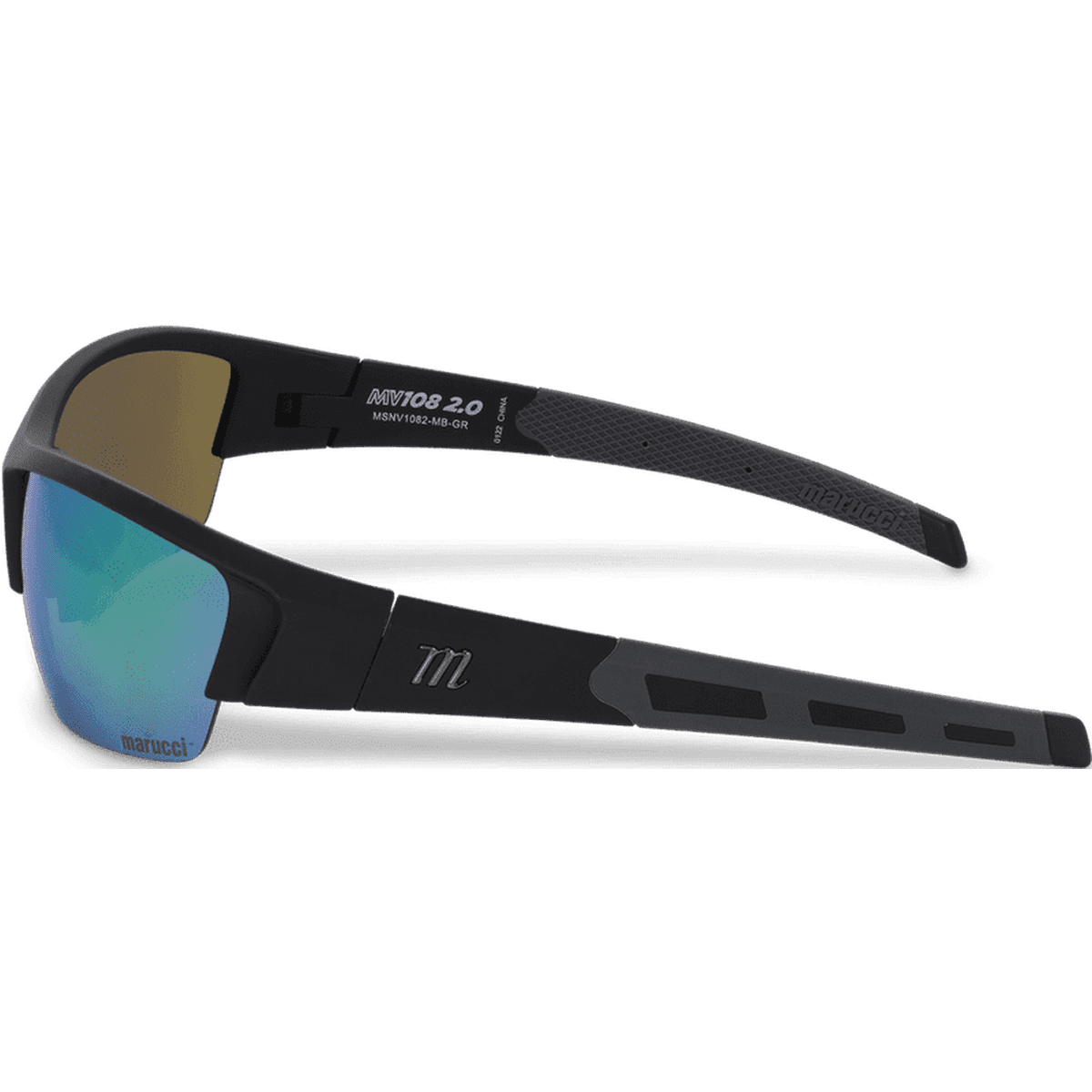 Marucci MV108 2.0 Performance Sunglasses - Matte Black Green - HIT a Double