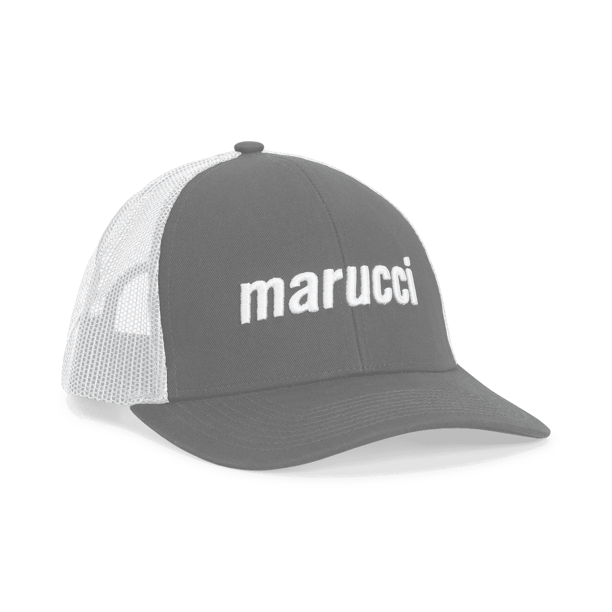 Marucci Trucker Snapback Hat - Gray White - HIT a Double - 1