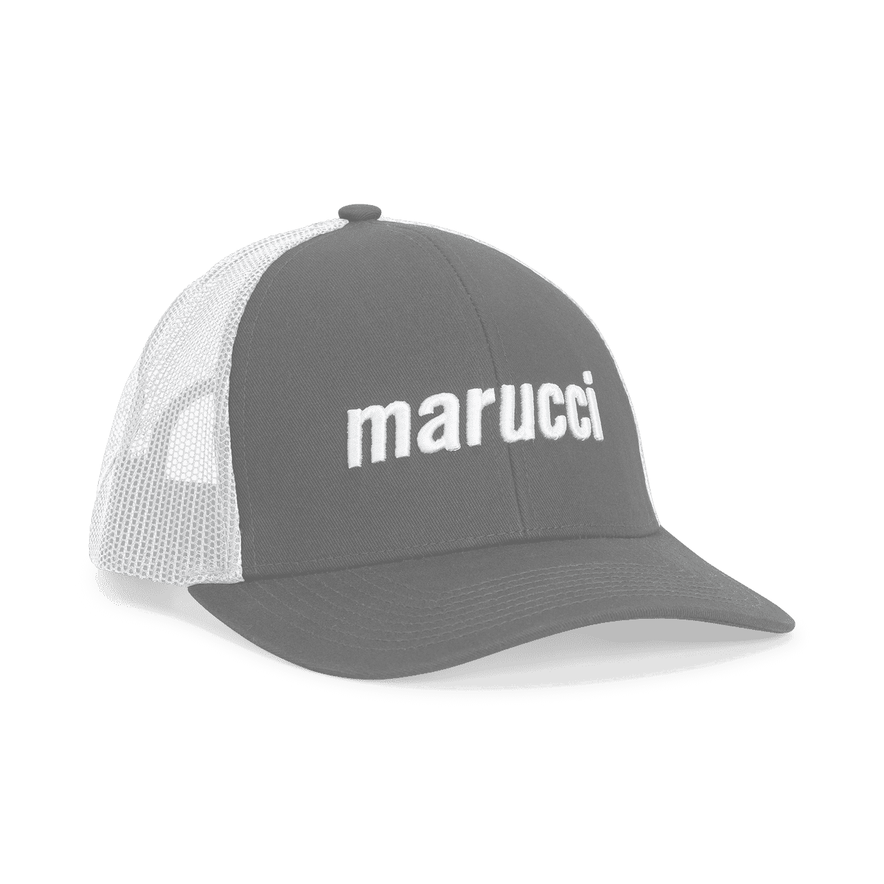 Marucci Trucker Snapback Hat - Gray White - HIT a Double - 1