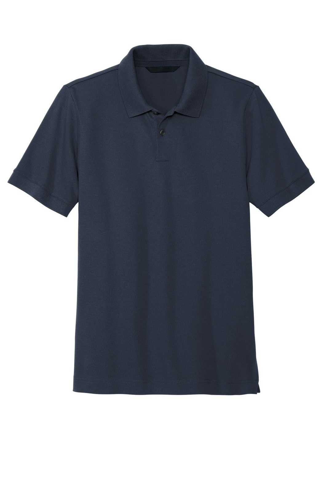 Mercer+Mettle MM1000 Stretch Heavyweight Pique Polo - Night Navy - HIT a Double - 2