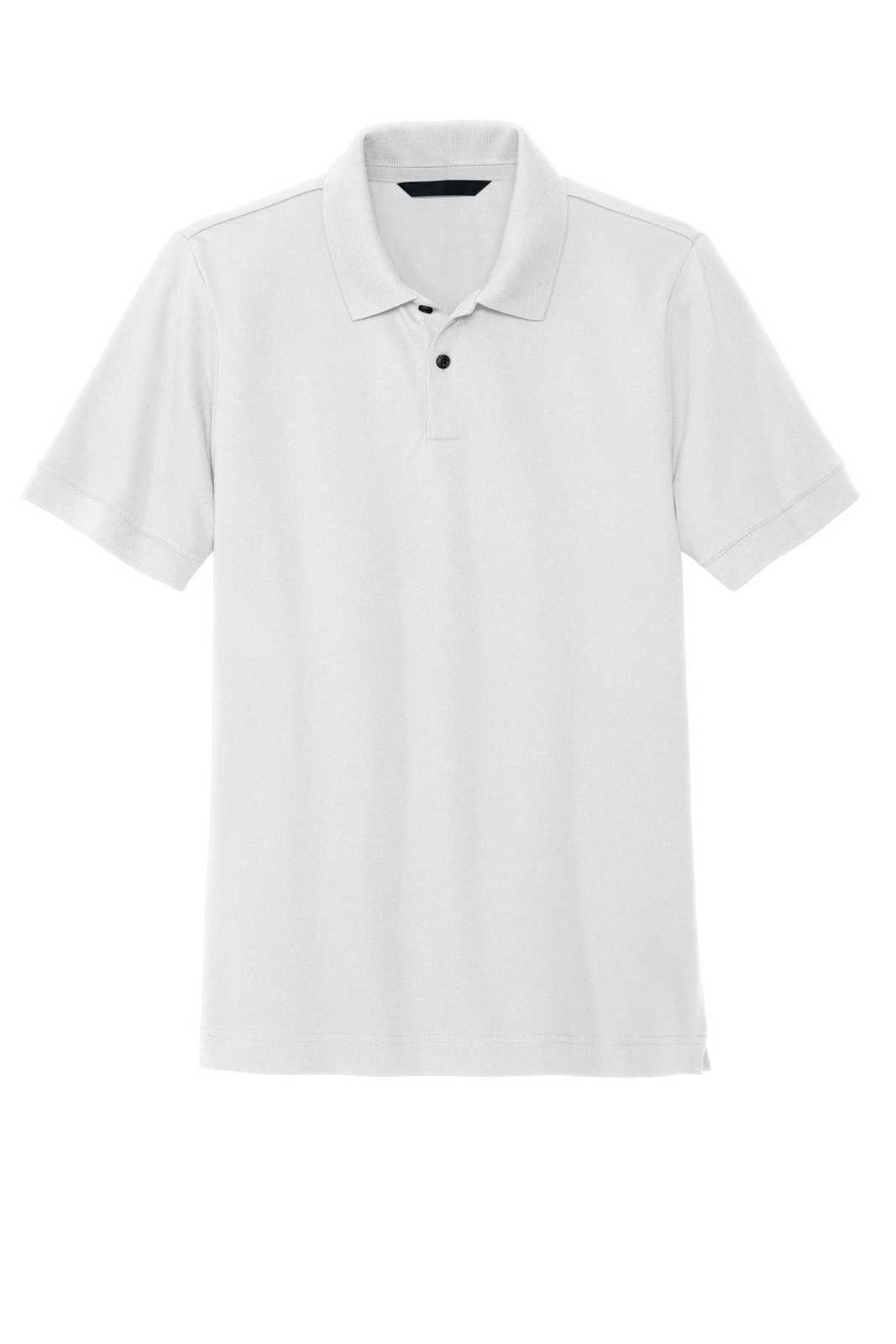 Mercer+Mettle MM1000 Stretch Heavyweight Pique Polo - White - HIT a Double - 2