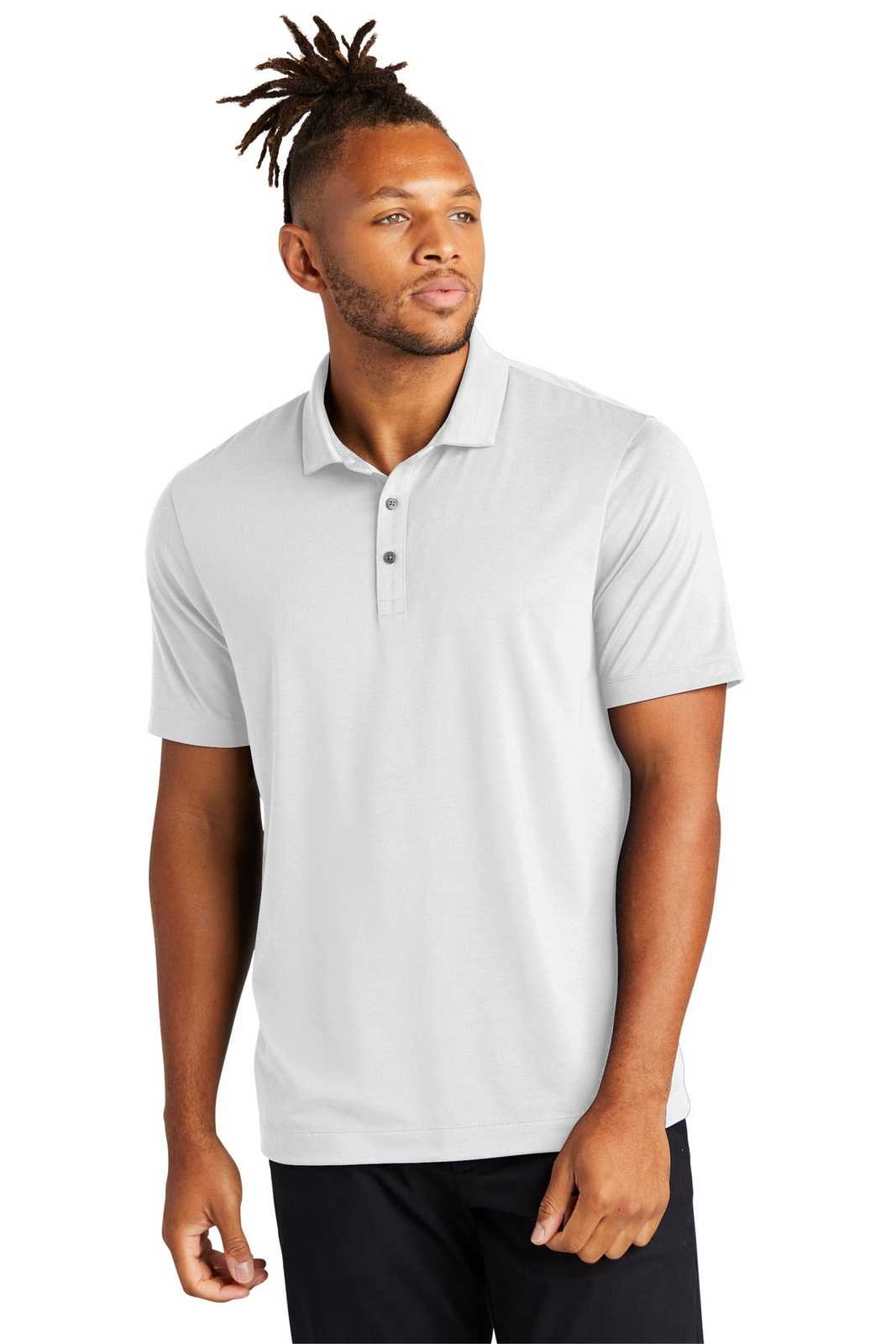 Mercer+Mettle MM1014 Stretch Jersey Polo - White - HIT a Double - 1